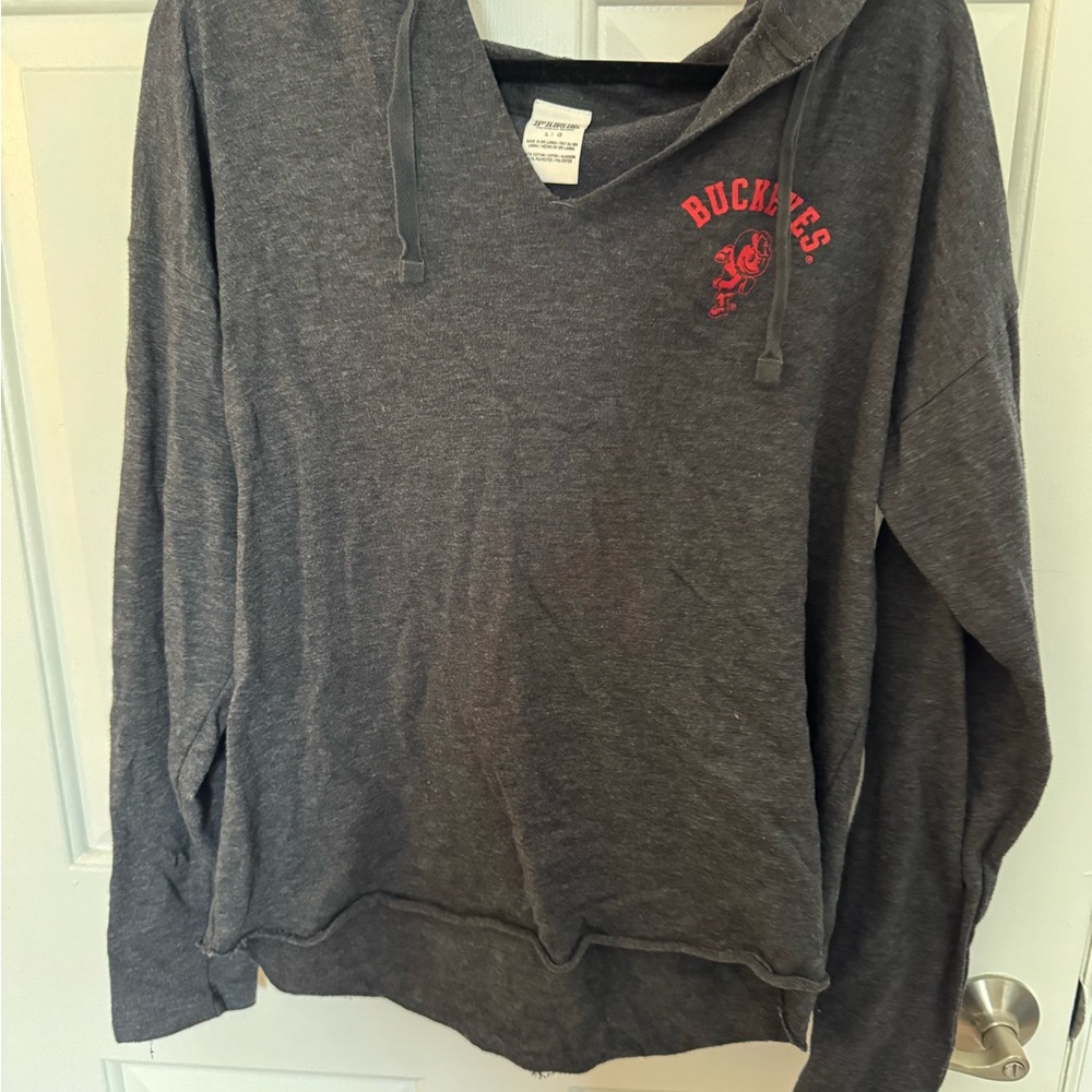 Gray Buckeyes Hoodie